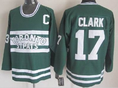 Toronto Maple Leafs #17 Wendel Clark Green CCM Jersey